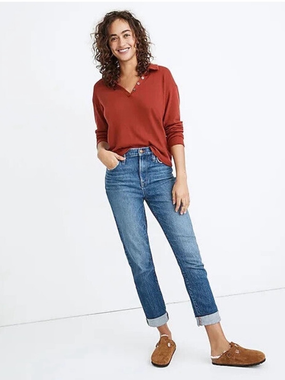Madewell The High Rise Slim Boy Jeans